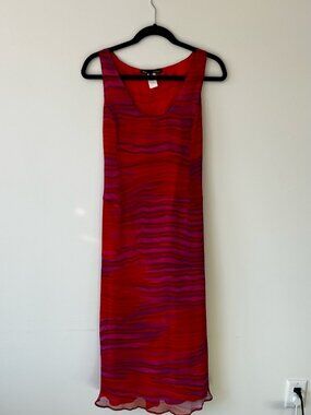 Vintage Italian Pink Summer Dress - Fits: Small to Medium